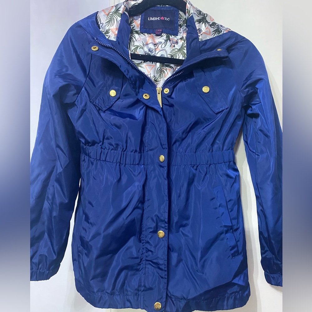 Limited too hooded jacket girls size L (14-16)